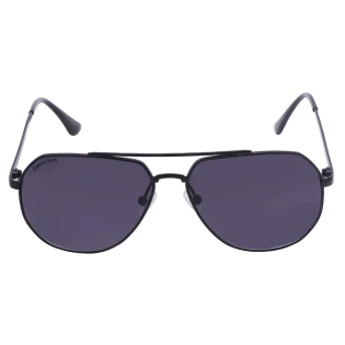 Rectangular Matt Black Gradient Sunglasses for Guys