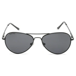 Pilot Shiny Black 100% UV Protected Sunglasses for Guys