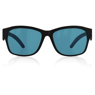 Square Matt Blue 100% UV Protected Sunglasses for Guys