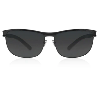 Square Shiny Grey 100% UV Protected Sunglasses for Guys