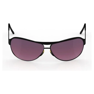 Pilot Matt Black Gradient Sunglasses for Guys