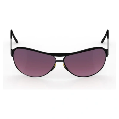 Pilot Matt Black Gradient Sunglasses for Guys