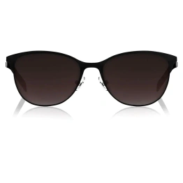 Square Shiny & Matt Black 100% UV Protected Sunglasses for Guys