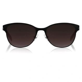 Square Shiny & Matt Black 100% UV Protected Sunglasses for Guys