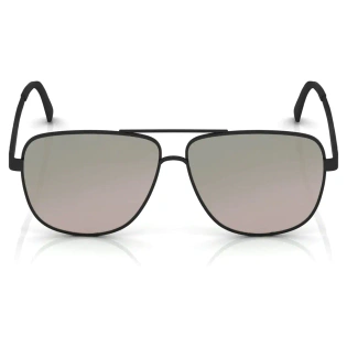 Square Shiny Pink Gradient Sunglasses for Guys