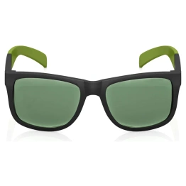 Square Shiny Green UV protected Sunglasses for Male