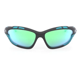 Sporty Matt Blue Non Gradient Sunglasses for Guys