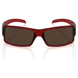 Sporty Matt Brown 100% UV Protected Sunglasses for Guys