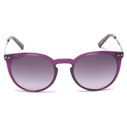 Round Shiny Purple 100% UV Protected Sunglasses for Girls