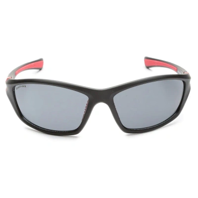 Sporty Matt Black 100% UV Protected Sunglasses for Guys