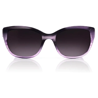 Square Shiny Purple Gradient Sunglasses for Girls