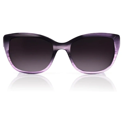 Square Shiny Purple Gradient Sunglasses for Girls