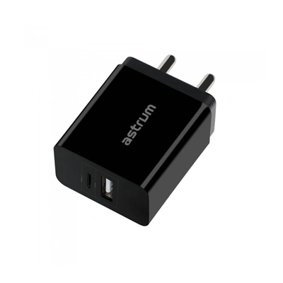 Astrum CH260/Glossy Black/Wall Travel Charger