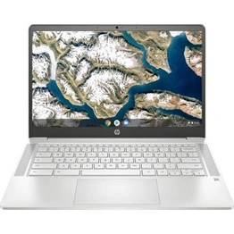 HP Chromebook 14a-na0003TU Intel N4020/4GB/64GB SSD + 100GB Cloud + 256GB expandable//14" HD Touch, Micro Bezel/Intel HD GraphicsGraphics/Chrome OS, G-suite, MSO apps/Mineral Silver