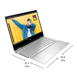 HP Pavilion 15-eg0124TX 11th Gen i5-1135G7/16GB/512GB SSD/15.6" FHD Narrow Bezel/2GB Nvidia Geforce MX450/W10 MSO H & S 2019/Ceramic white