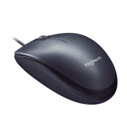 Logitech M90 Wired USB Mouse (Black)