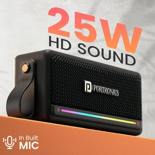 Portronics Harmony Mini 25W HD Premium Portable Bluetooth Speaker