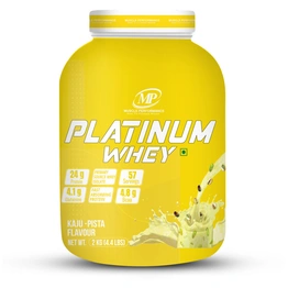 Muscle Performance Platinum Whey Protein 2kg 4.4 lbs, 57 servings, kaju pista