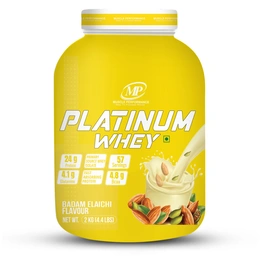 Muscle Performance Platinum Whey Protein 2kg 4.4 lbs, 57 servings, Badam Elaichi