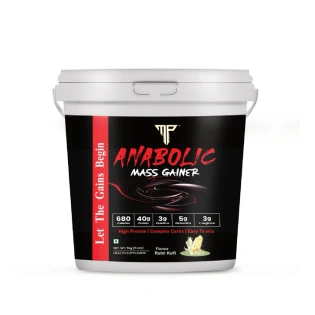 Muscle Performance Anabolic Mass Gainer 5kgs 11 LBS, Rabri kulfi