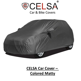 CELSA Car Cover - 2x2 Grey (For All Cars & Models) (With Side Mirror Pockets)