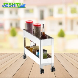 Kitchking Slim Storagr Trolly 2 Tier