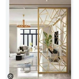 Latest Technology JIS 304 316 Rose Gold Surface Stainless Steel Room Divider Metal Wall Customize Size for Decoration to Europe