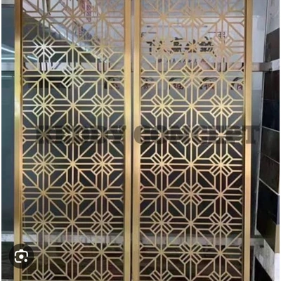 PVD COATING STEEL PARTITION MORDERN HOME DECOR