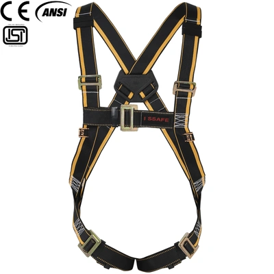 I SSAFE 44 mm Class A Fully Adjustable & Fall Indicator Safety Harness Belt, ISF-16