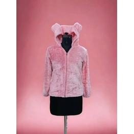 Pink Plush Bunny Hoodie