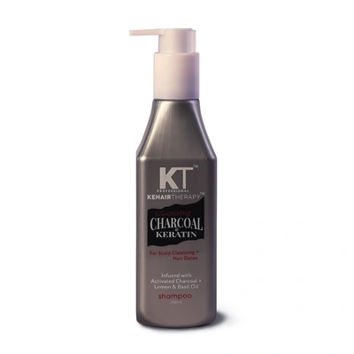 KT Professional Charcoal Keratin Shampoo For Scalp Cleansing & Hair Detox 250ml