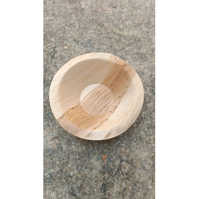 4 inch Round Areca leaf bowl