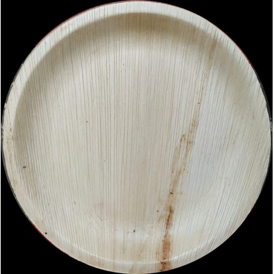 6 inch Round shallow Areca leaf plates