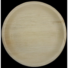 7 inch Round shallow Areca leaf plates