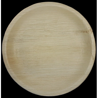 7 inch Round shallow Areca leaf plates