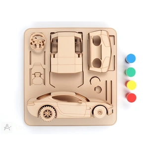 DIY 3D CAR PUZZLE