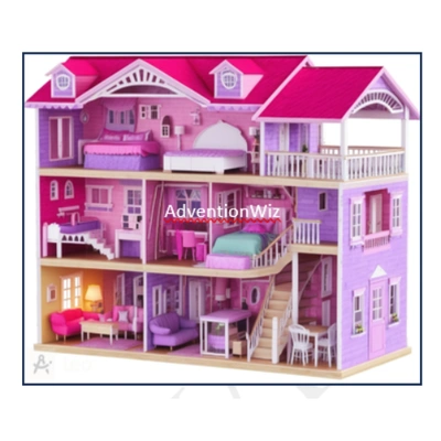 DIY educational dollhouse from Adventionwiz