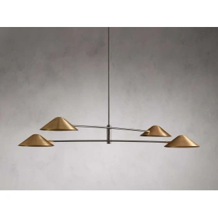 4 light Mid Century Stilnovo Chandelier Ceiling Light Pendant Lamp , Modern Contemporary Ceiling Pendant Lighting Dining