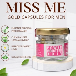 MISS ME POWER BOOSTER GOLD CAPSULES FOR MEN