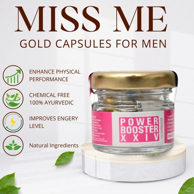 MISS ME POWER BOOSTER GOLD CAPSULES FOR MEN