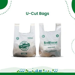 Biodegradable and Compostable Carry Bags U-cut