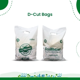 Biodegradable and Compostable Carry Bag- Dcut Bags