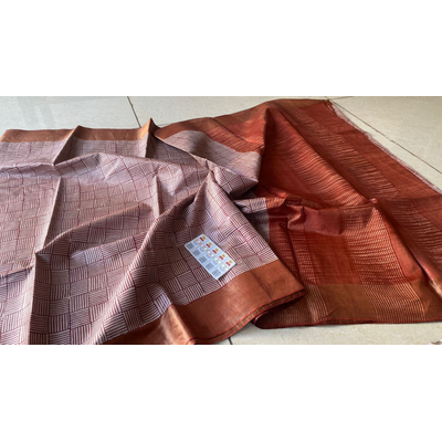 Tussar Silk Zari Saree