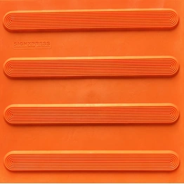 Pu tactile tile direction self adhesive orange