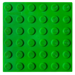 Pu tactile tile warning self adhesive green