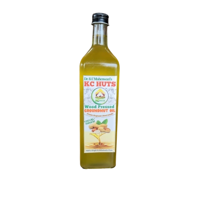 Desi Groundnut Oil - Wood Pressed & Naturally Farmed