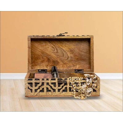 Handcrafted Wooden Storage Box – Stylish & Practical