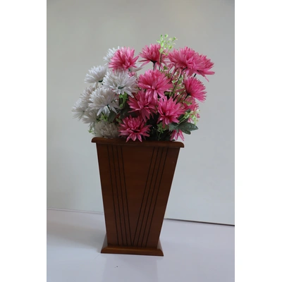 Handcrafted Wooden Vase – Natural Elegance