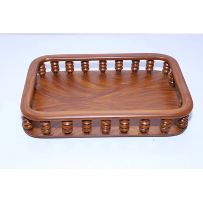 Handcrafted Wooden Tray – Timeless & Versatile