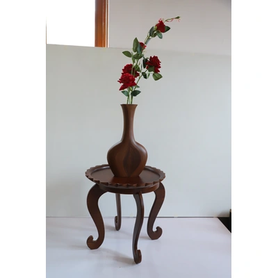 Rustic Wooden Vase – Handcrafted Charm